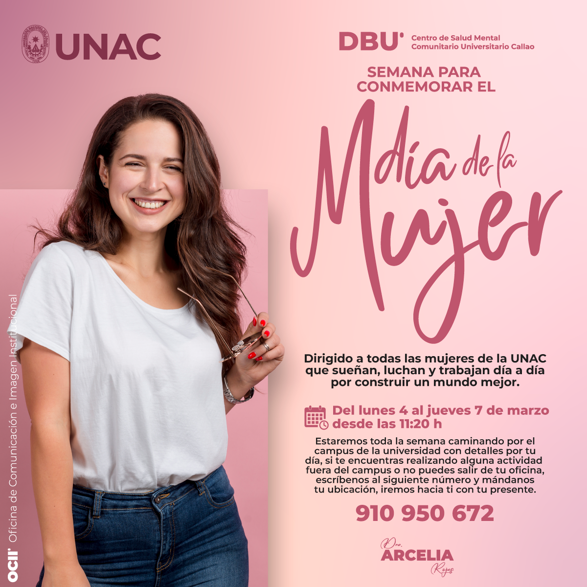 [SEMANA PARA CONMEMORAR EL DÍA DE LA MUJER] – Universidad Nacional del ...