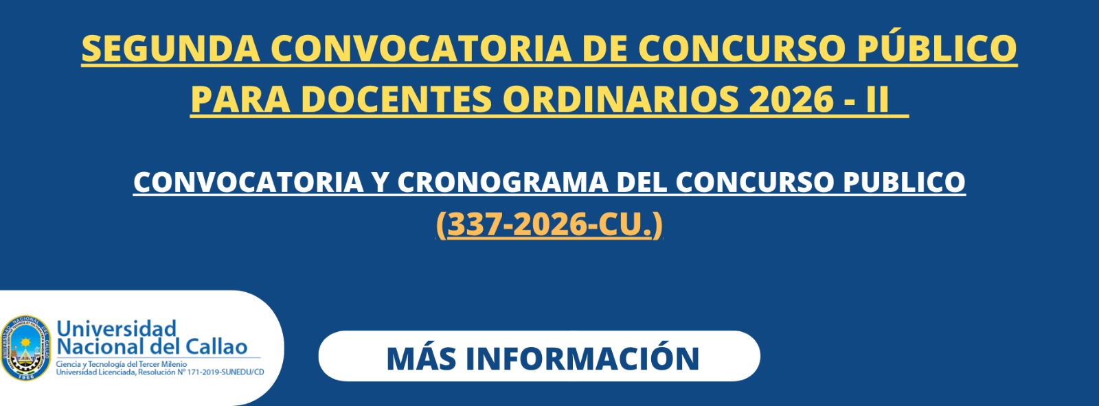 Convocatorias docentes 2026
