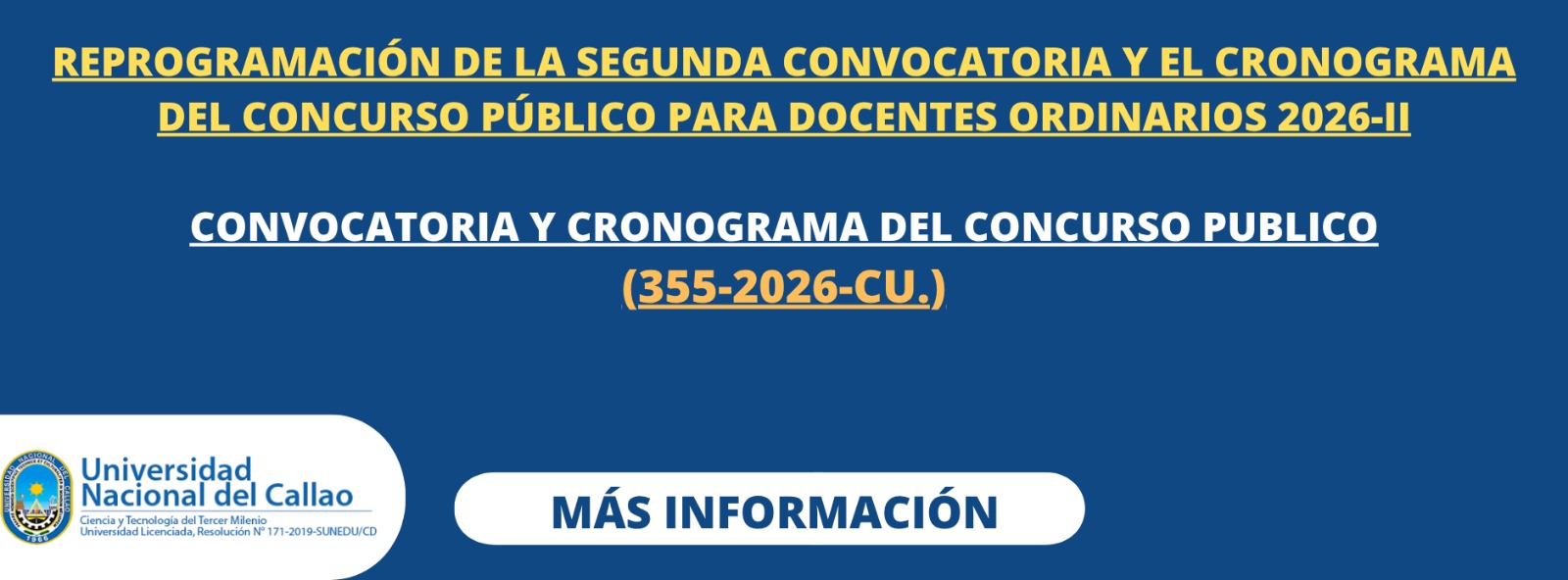 Convocatorias docentes 2026